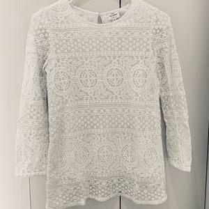 Sezane Lace blouse